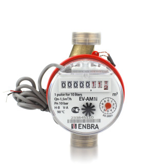 Счетчик горячей воды с импульсным выходом Enbra EV-AM1i 110мм