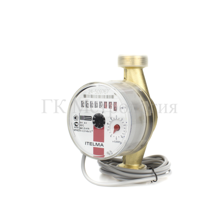 Счетчик горячей воды Itelma WFW24.D110-0-R-L-10-IP54 Геркон 10л