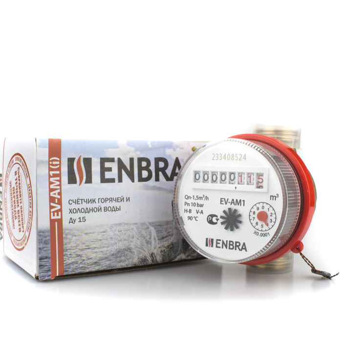 Счетчик горячей воды Enbra EV-AM1 80мм