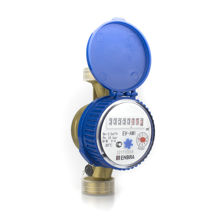 Счетчик холодной воды с защитной крышкой Enbra EV-AM 130мм ДУ20 