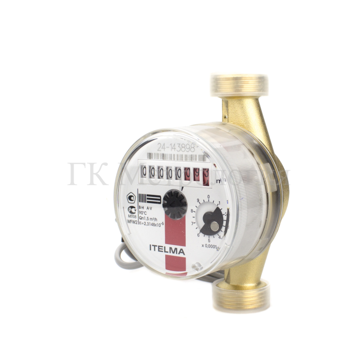 Счетчик горячей воды Itelma WFW24.D110-3-B-L-01-IP54 Геркон 1л