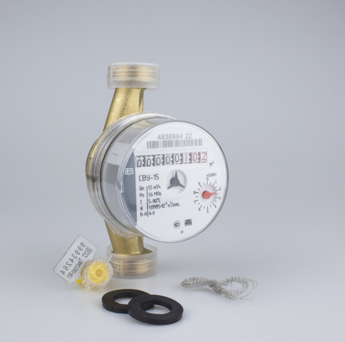 Счетчик воды универсальный METER "НЕВОД" СВУ-15 110мм