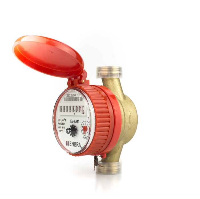 Счетчик горячей воды с защитной крышкой Enbra EV-AM1 110мм