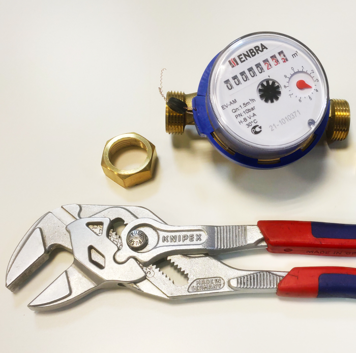 Установка счетчика воды